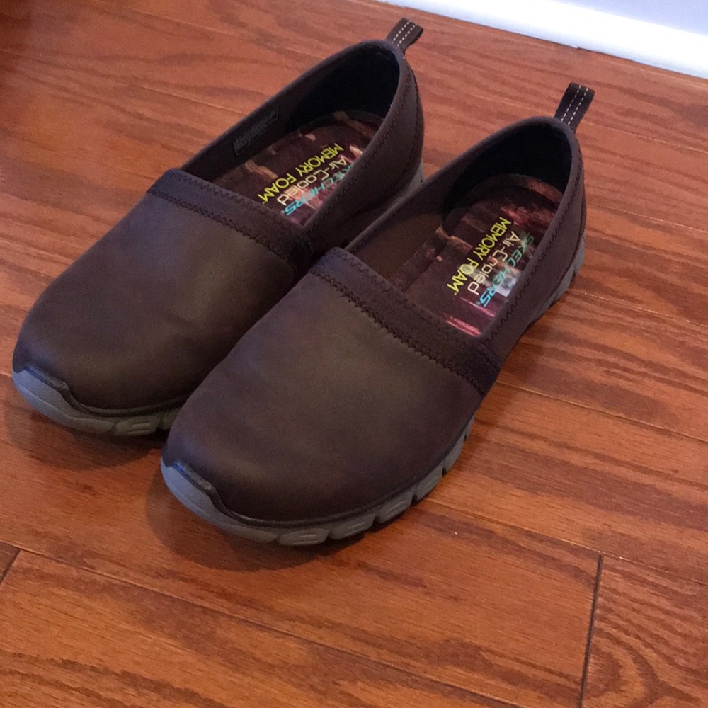Brown Comfortable Slip on Shoes